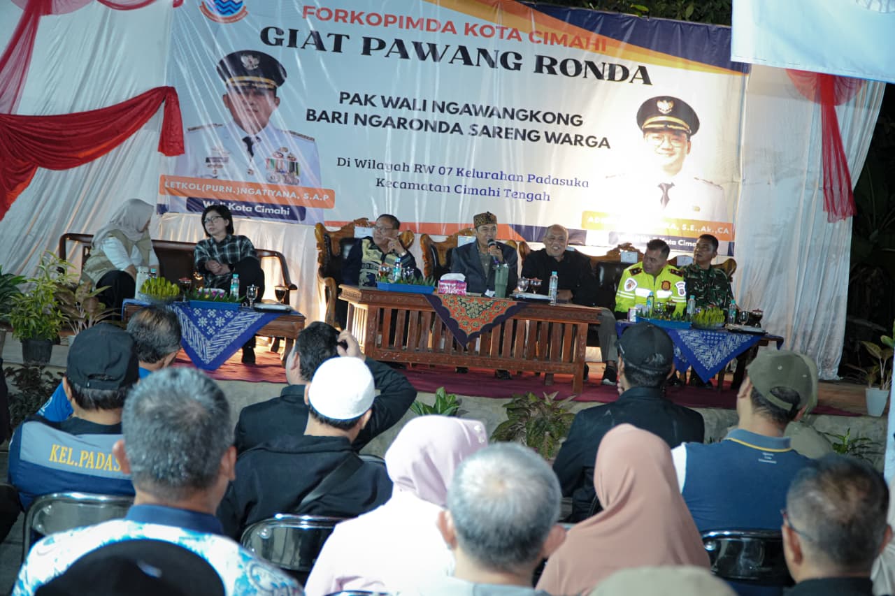 PAWANG RONDA, Wali Kota Cimahi Serap Aspirasi Warga Kelurahan Utama PAWANG RONDA, Wali Kota Cimahi Serap Aspirasi Warga Kelurahan Utama